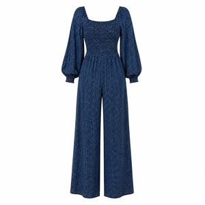 Madewell Floral Smocked Jumpsuit 10 Viscose Cottagecore Boho Tie Back Romantic